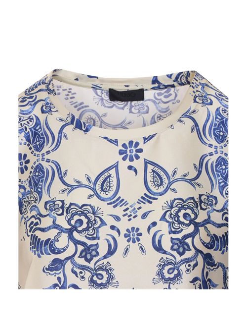 Blusa è realizzata in raso LIU JO | CA6377TS555/P9652